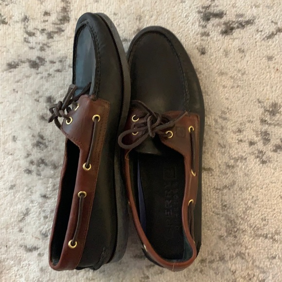 Sperry Other - Sperry top sider, brown on dark blue, size 13, worn< 10 times